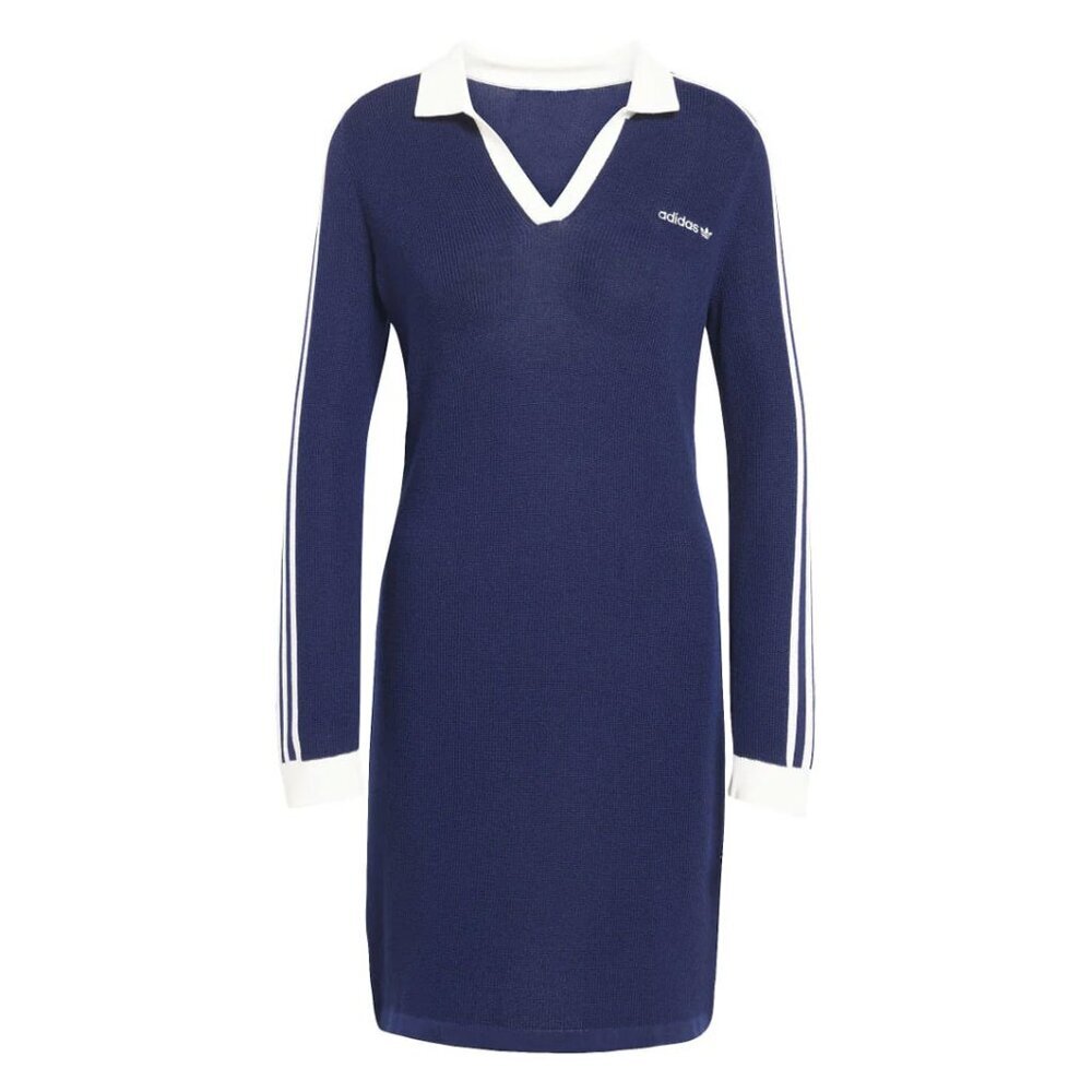 Adidas Originals Knitted Polo Dress - Picture 3 of 4